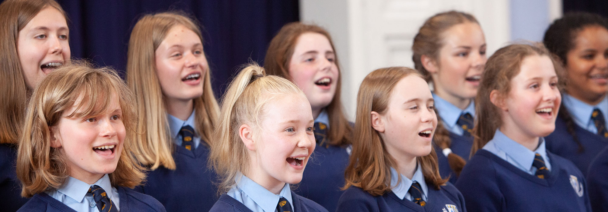 Girls school choir