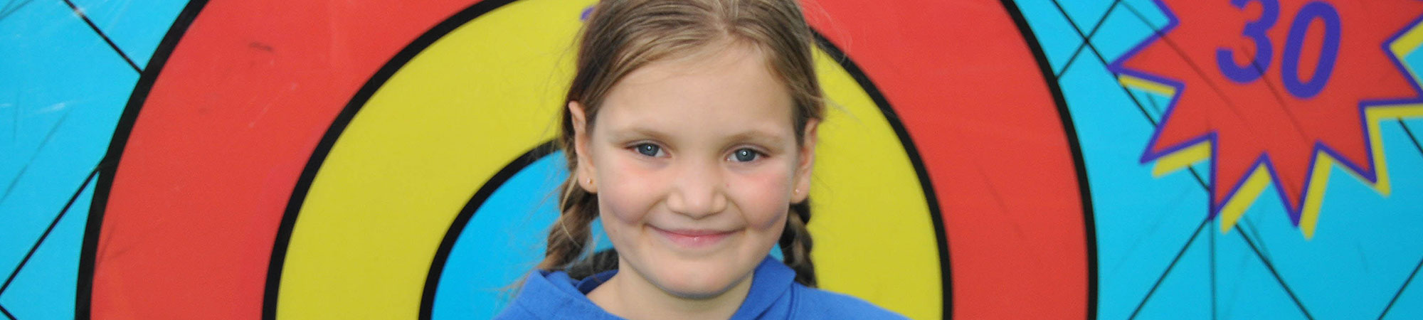 School girl in Cheshire playground