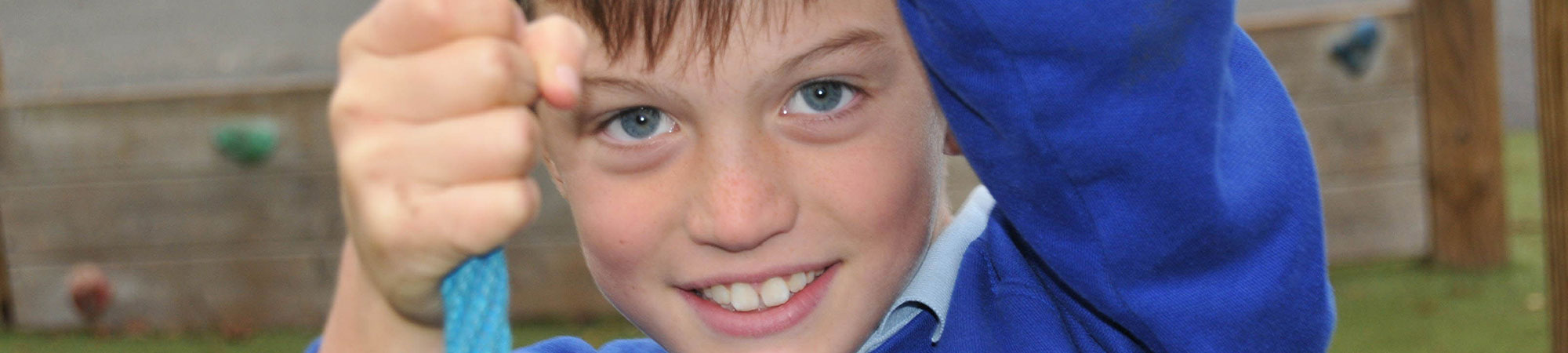 School pupil in playground